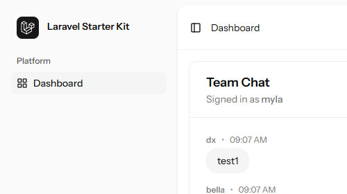 Firebase + Laravel Chat System